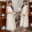 Trang phục bà bầu Mùa hè Tính khí mỏng hơn Váy thường ngày