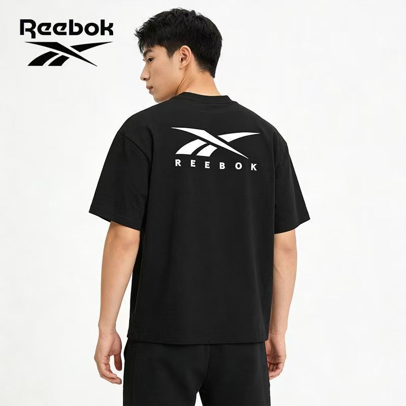 Áo thun tay ngắn nam nữ cotton 100%, thiết kế cổ điển với logo cặp đôi thể thao