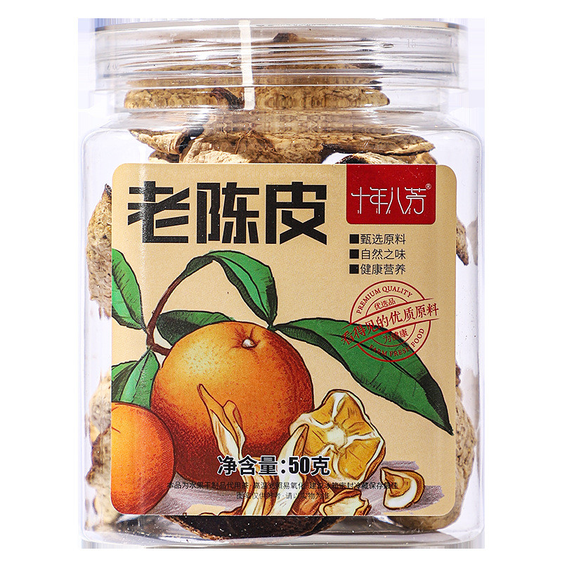 Chính Hãng Quảng Đông quýt Peel Siêu Thị Hoa Khô Trà Năm Tuổi quýt Peel Cam Peel Súp Siêu Thị Dược Phẩm WJG