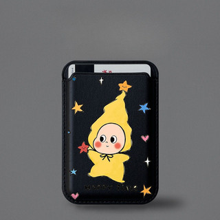 Ví đựng thẻ họa tiết hình ngôi sao-người Mischievous cho iPhone 11pro 12promax 13 15pro 15promax 14 14promax 14 pro 16 16plus 16 Pro Max 17 17promax 17airWallet