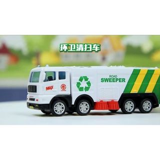 Đồ Chơi Trẻ Em Xe Bé Trai Vệ Sinh Quán Tính Rác Xe Tải Vệ Sinh Rắc Cứu Hộ Xe Giả