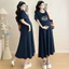 Trang phục bà bầu Xuân Hè Plus Size Áo thun ngắn tay