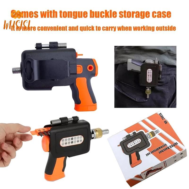 [WUSISI] Bộ tuốc nơ vít Ratcheting có thể điều chỉnh 16 trong 1 Dụng cụ điều khiển đai ốc từ tính Sửa chữa điện tử đa chức năng Dụng cụ tuốc nơ vít cầm tay MỚI