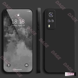 Ốp lưng cho Vivo Y31, Màu trơn Vivo Y31 Vỏ bảo vệ silicon chống rơi màu trơn đơn giản