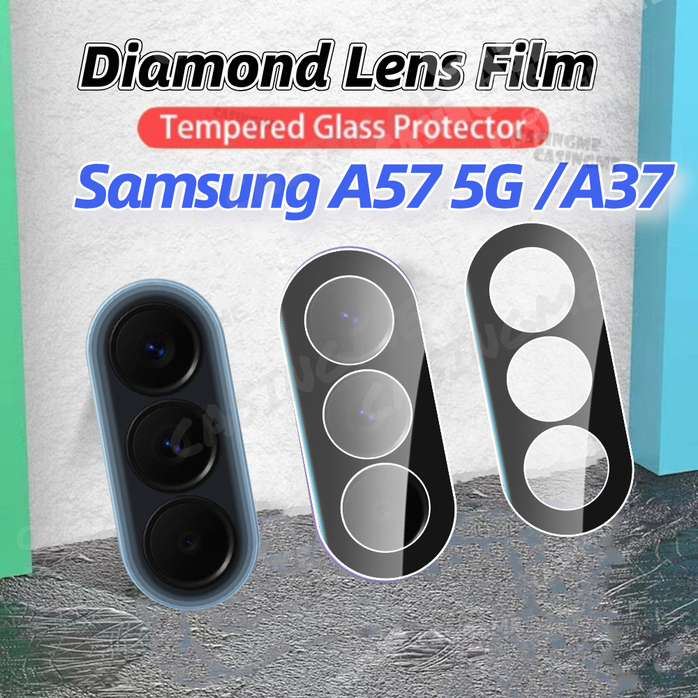 Samsung A57 5G A37 2026 Bảo hiểm toàn diện Ống kính máy ảnh 3D cho Samsung Galaxy A57 A37 A17 A37 A27 SamsungA57 LTE Phim bảo vệ camera Kính cường lực Full Cover Bảo vệ ống kính máy ảnh