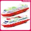 JASMINE 1 Chiếc Thuyền Du Lịch Tàu Bộ Sưu Tập Mô Hình Kéo Ba Trượt Tàu Hơi Nước Trượt Trượt Đồ Chơi Quà Tặng Cho Trẻ Em Trò Chơi Trẻ Em Mới Lạ Gag Đồ Chơi JASMINE