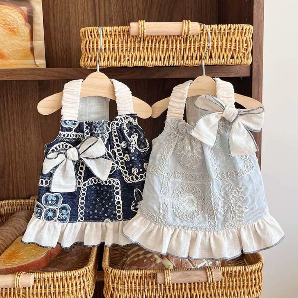 Phong Cách Mới Thú Cưng Công Chúa Đầm Yorkshire Bichon Áo Vest Thoáng Khí