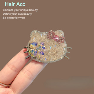 Kẹp Tóc Hình Hoạt Hình Dễ Thương Full Kim Cương, Thiết Kế Trái Tim Ngọt Ngào Cho Cô Gái