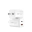 Củ Sạc Nhanh WIWU Nano GaN 65W WI-U012 - 2 Cổng USB-C & USB-A, Sạc Nhanh Cho Laptop, Smartphone