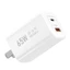 Củ Sạc Nhanh WIWU Nano GaN 65W WI-U012 - 2 Cổng USB-C & USB-A, Sạc Nhanh Cho Laptop, Smartphone