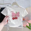 2026 Mẫu Mới My Melody Họa Tiết Hoạt Hình In Hình Bé Gái Dây Rút Tay Ngắn Thời Trang