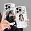 Bán Sản Phẩm Mới Đuổi Ngọc Trang Phục Phiên Bản Q Zhang Linghe Ốp Lưng Điện Thoại Iphone 17 16 15 14 Pro Max 13 12 Mini 11 Pro X XS XR 8 7 6 Plus Màu Bạc Chất Lượng Cao