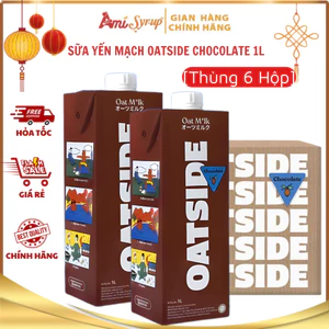 Sữa Yến Mạch OATSIDE Chocolate 1L, Thơm Ngon Béo Mịn Bổ Sung Dinh Dưỡng