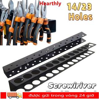 HEARTHLY 1 Cái Giá Treo Tường Tua Vít, Phụ Kiện Xưởng Kìm Búa Giá Đỡ Kìm, Dụng Cụ Cầm Tay Bằng Thép Treo Tường Dụng Cụ Sắp Xếp Lưu Trữ