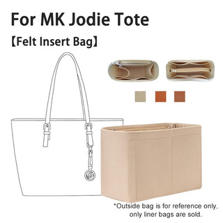 Túi lót nỉ Thích hợp cho túi xách Jodie Sắp xếp lưu trữ Túi bên trong