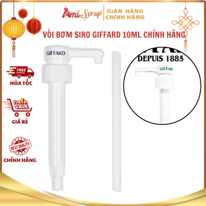 Vòi Bơm Siro Giffard 10ml Chính Hãng - Vòi Bơm (Pump) Syrup 10cc Chuyên Nghiệp