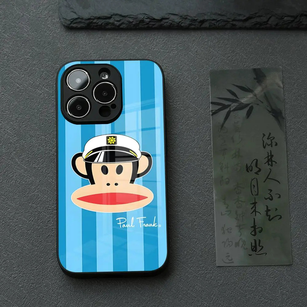 BK-2 P-Paul Ốp Điện Thoại F-Frank Dễ Thương Cho IPhone 17 16 14 Pro 15 13 12 Max 11 XR XS 6 Air 7 8 6s X Luxury Glass Cove
