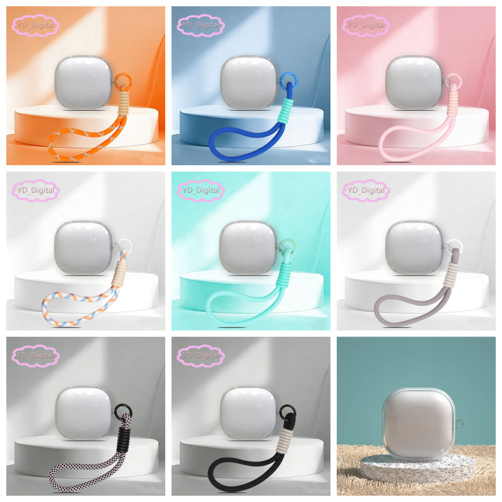 Cho Beats Powerbeats Fit Vỏ Tai Nghe Trong Suốt TPU Transpent Vỏ Bảo Vệ Tai Nghe Vỏ Mềm Chống Sốc Bảo Vệ Tai Nghe Có Dây Buộc