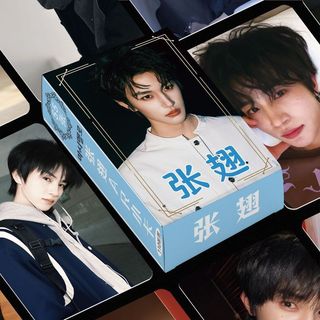 - Open Wings AR Laser Photocard Hàng hóa 55 tờ 10cm LOMO Photocard Góc tròn 10cm HD Không lặp lại