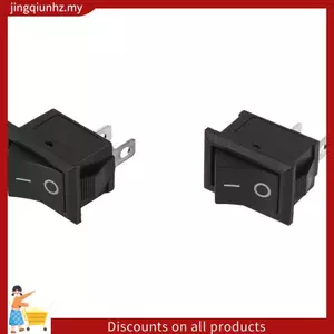 2 Chiếc Ô Tô Tự Động AC 6A / 250V 10A / 125V 2 Pin 2 Vị Trí BẬT / TẮT Rocker Switch KCD1