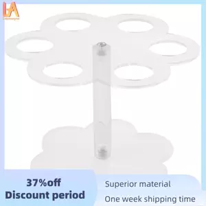 1 Cái 6 Lỗ Acrylic Kem Nón Đứng Trong Suốt