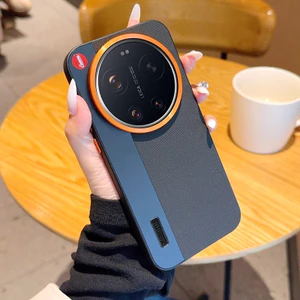 Dành Cho Xiaomi 17 Ultra 17Ultra Ốp Lưng Sang Trọng Splice Matte PC Cứng Vỏ Điện Thoại Dành Cho Xiaomi 17Ultra