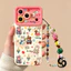 Ốp Lưng Cho Realme C51 C67 C75 C65 C63 C55 C35 C15 C25 Note 50 C33 C21 C12 C11 C30 Vỏ vòng tay thỏ hoạt hình dễ thương