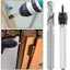 Bộ 10 Dụng Cụ Cắt Điểm Hai Mặt, 3 / 8In & 5 / 16In HSS Máy Khoan Tẩy Điểm Xoay Cho Điểm Khoan Điện