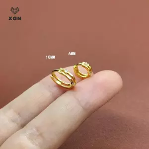 Bông Tai Sáng Bóng Zircon Thiết Kế Đơn Giản Dành Cho Nữ