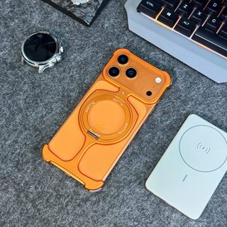 Tay Apple iphone17 Series Kết Cấu Dòng Kim Loại 17pro Kim Loại Trần Apple 13promax Model Thích Hợp Cho Khung Trophy 14promax Kim Loại 15promax Vỏ Bảo Vệ Khung Xe