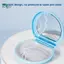 Hộp đựng răng từ tính Springevenstar cho Aligner Hộp đựng răng giả Hộp đựng nhựa di động cho gia đình và du lịch Springevenstar
