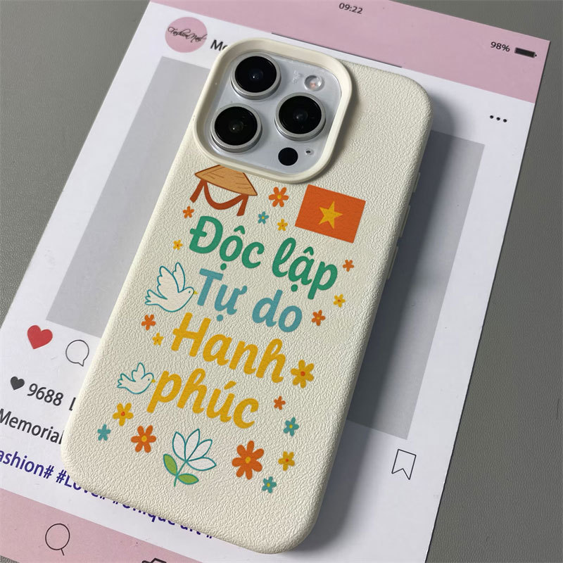 Ốp điện thoại kết cấu da mềm bảo vệ camera thích hợp cho iP 7/8/Plus/X/XS/11/12/13/14/15/16/17/Pro/Max/Air