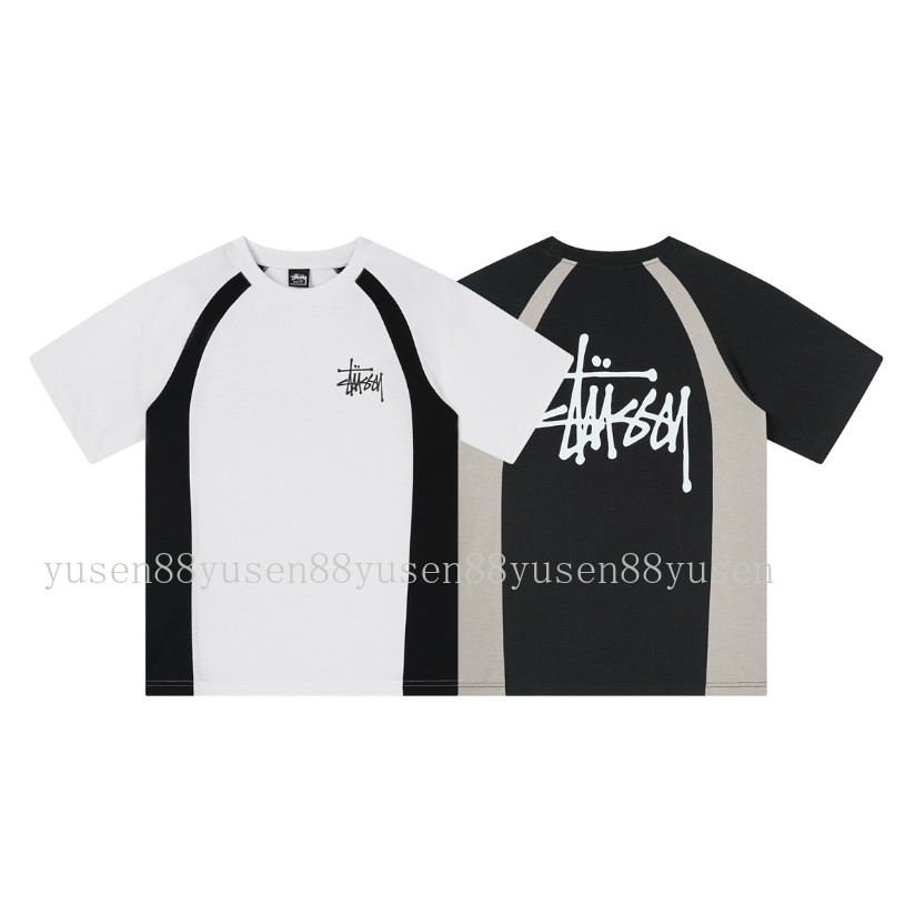 Áo thun ngắn tay STU chất lượng cao Mùa hè phong cách mới dáng rộng cổ tròn nửa tay áo thun Unisex hàng đầu