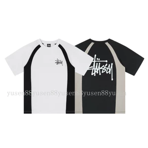 Áo thun ngắn tay STU chất lượng cao Mùa hè phong cách mới dáng rộng cổ tròn nửa tay áo thun Unisex hàng đầu