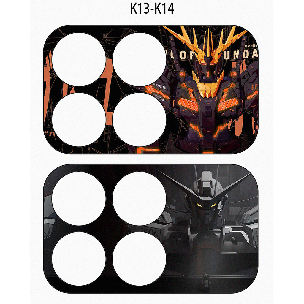 [2 cái] Phim giấy máy ảnh mềm mờ in hình Gundam cho POCO F8 Pro F8 Ultra X6 PRO / F6 Pro Trang trí ống kính Bảo vệ camera chống trầy xước