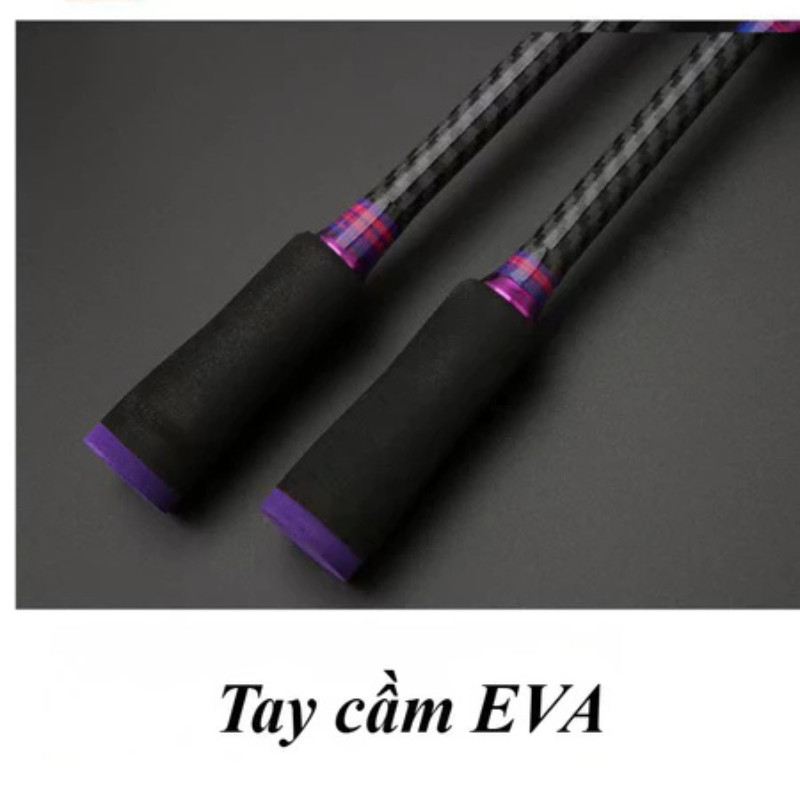 Cần Câu Lure Carbon Sói Đen Dài 1m6 1m8 Cho Máy Ngang Máy Đứng Siêu Nhạy Bền Phù Hợp Câu Biển Nước Ngọt
