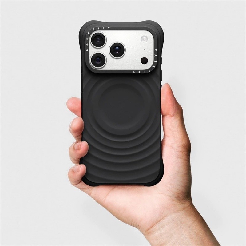 CaseTifg Ripple Vỏ Điện Thoại Silicon Lỏng Chất Lượng Cao Cho iPhone 17Air 17 13 14 15 16 Pro Max Plus Sạc Từ Tính Vỏ Chống Sốc Tích Hợp Mặt Sau Flannel