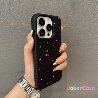 Áp dụng cho iPhone 17 14 16 15 12 13 11 Pro Max 16 14 15 Plus XR X XS Max Air Ốp điện thoại hình trái tim nhỏ đơn giản