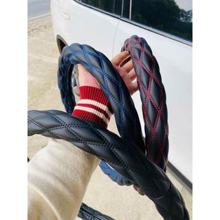Bọc vô lăng XUẤT NHẬT da lộn dành cho xe ô tô, xe tải đủ size từ 38 - 45cm