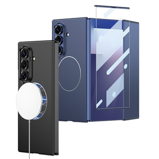 Ốp lưng siêu mỏng từ tính Funda cho Samsung Galaxy Z TriFold Vỏ phim cường lực phía trước thân thiện với da
