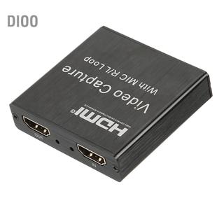 Dioo Dioo Video Capture Card USB2.0 HDMI Loop & 8209;Out Hỗ trợ 4K Thiết bị điện tử 0,4a 5V DC