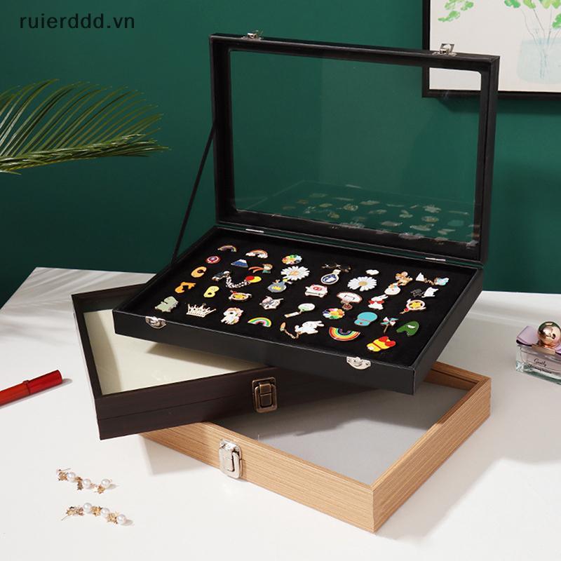 # ruierdd # Pin Huy Chương Hiển Thị Hộp Bảo Quản Huy Hiệu Trong Suốt Chống Bụi Pin Hiển Thị Hộp Cho Huy Chương Bộ Sưu Tập Trang Sức Khung Trưng Bày.