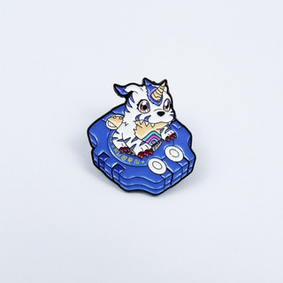 8 Cái / bộ Anime Hoạt Hình Digimon Hình Thú Cưng Kim Loại Huy Hiệu Dễ Thương Quần Áo Ba Lô Trang Trí Pin