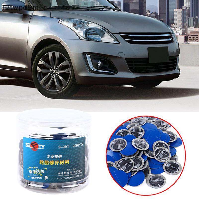 Cod 200 miếng vá sửa chữa Thủng Lốp xe cao su có dây cho ô tô 32mm/1.3inch Mới