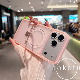 Ốp điện thoại từ tính giá đỡ vợt hoa anh đào sang trọng phù hợp cho iPhone 13 14 15 16 17 Pro Max da nhạy cảm bán trong suốt bao gồm chống rơi