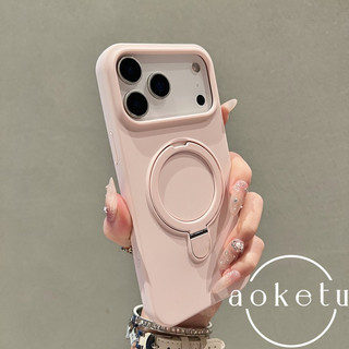 Giá đỡ từ tính silicon lỏng thích hợp cho vỏ điện thoại màu cam iPhone 17 Promax, nút camera Apple 16 bao gồm tất cả, lỗ lớn 15 Pro, 14 tối giản, vỏ bảo vệ da 13