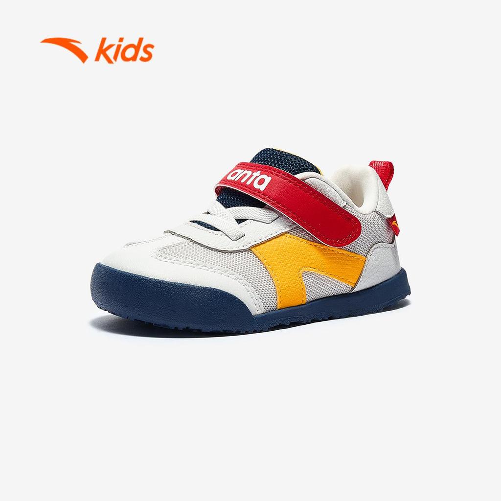 ANTA Kids Giày Tập Đi Bé Trai, Bé Gái Đế Mềm Êm Nhẹ, Chống Trượt, Quai Dán Velcro 312540007U/332520001U