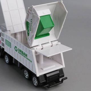 Vệ Sinh Quán Tính Rác Xe Tải Trẻ Em Nắp Mở Thùng Rác Mô Hình Bé Trai Thành Phố Vệ Sinh Vận Chuyển Đồ Chơi Ô Tô