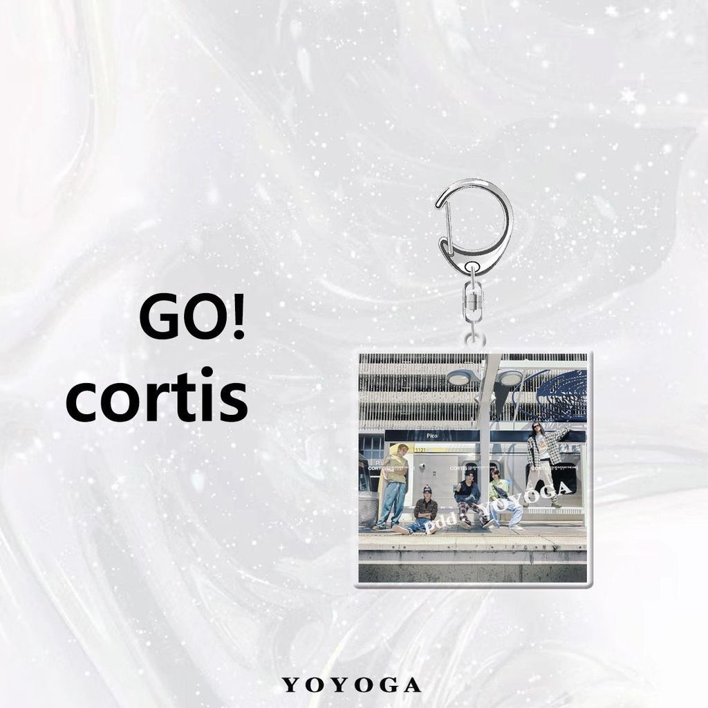 CORTIS xung quanh GO album nên hỗ trợ móc chìa khóa acrylic túi treo An Hao Triệu Vũ Phàm