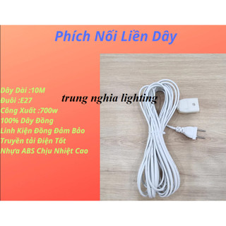 Phích Âm Liền Dây 3m/ 5m / 10m, Phích Nối Liền Dây chịu tải cao，Dây nối điện cho quạt / đèn LED